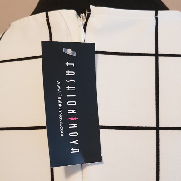 FASHION NOVA // Grid Dress - Picture 11 of 12